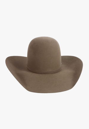 American Hat 10X Pecan Open Crown Hat Self Band