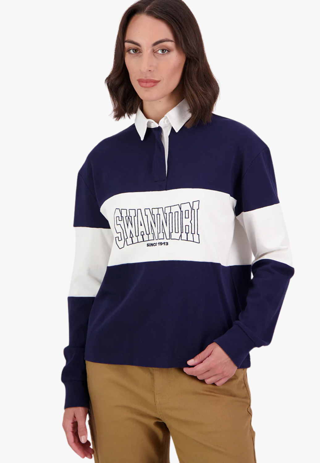Swanndri Womens Lynfield Long Sleeve Rugby