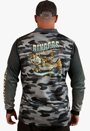 Ringers Western Unisex Buckin Barra Fishing Jersey