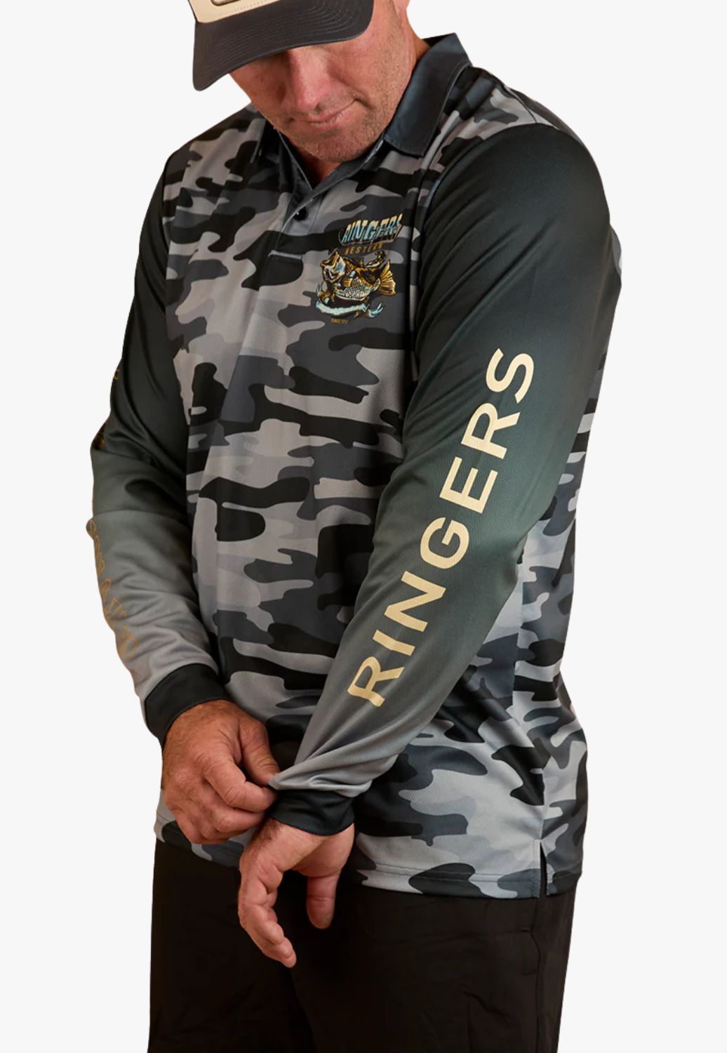 Ringers Western Unisex Buckin Barra Fishing Jersey