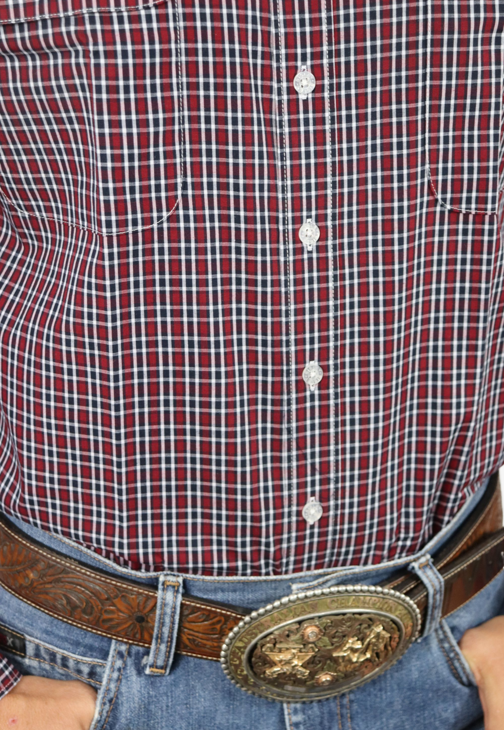 Bisley Mens Countryman Check Long Sleeve Shirt