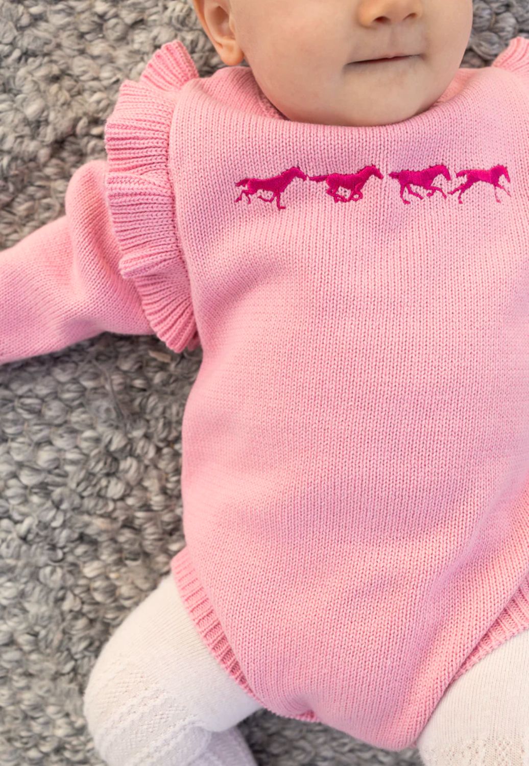 Little Windmill Baby Girls Harmony Cotton Romper