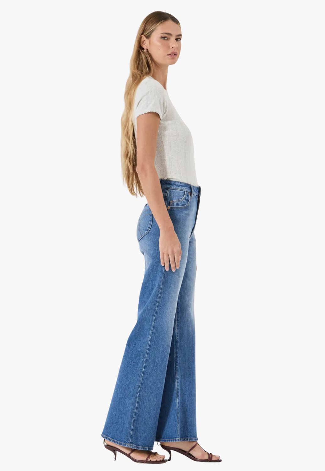 Rollas Womens Eastcoast Flare Jean