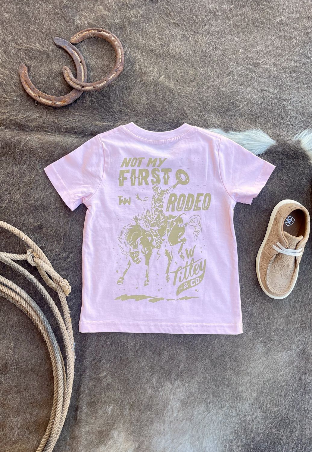W. Titley & Co Kids Not My First Rodeo T-Shirt