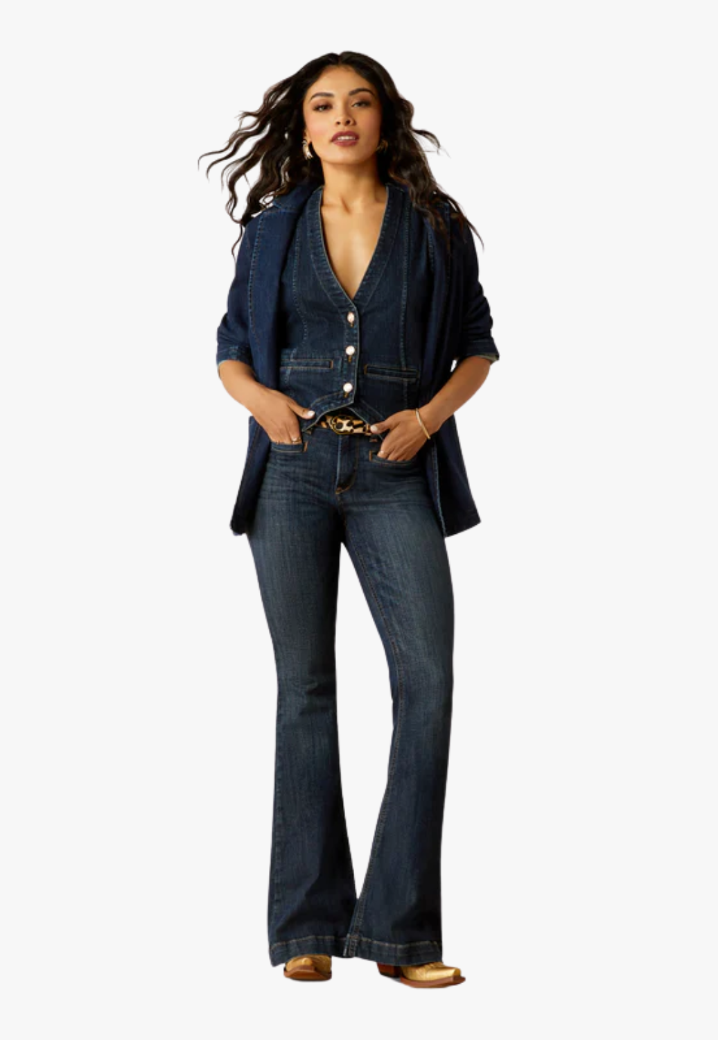 Ariat Womens High Rise Flare Alexa Jean