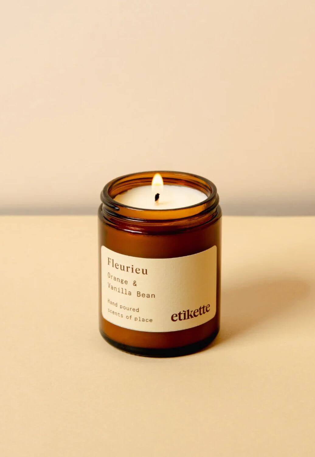 Etikette Fleurieu, Orange and Vanilla Bean Candle