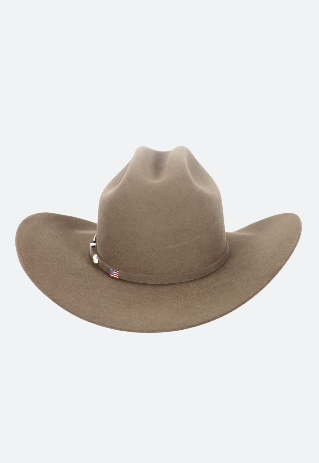 American Hat 7X Pecan RC Crown Hat Self Band