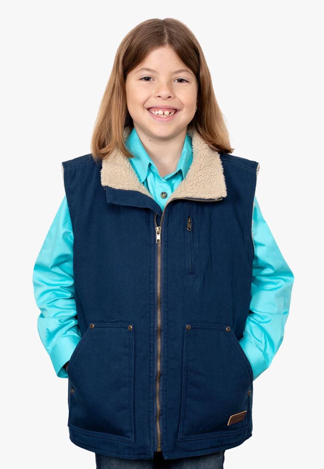 Just Country Junior Diamantina Sherpa Vest
