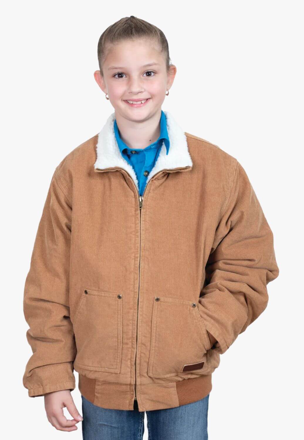 Just Country Junior Diamantina Sherpa Corduroy Jacket