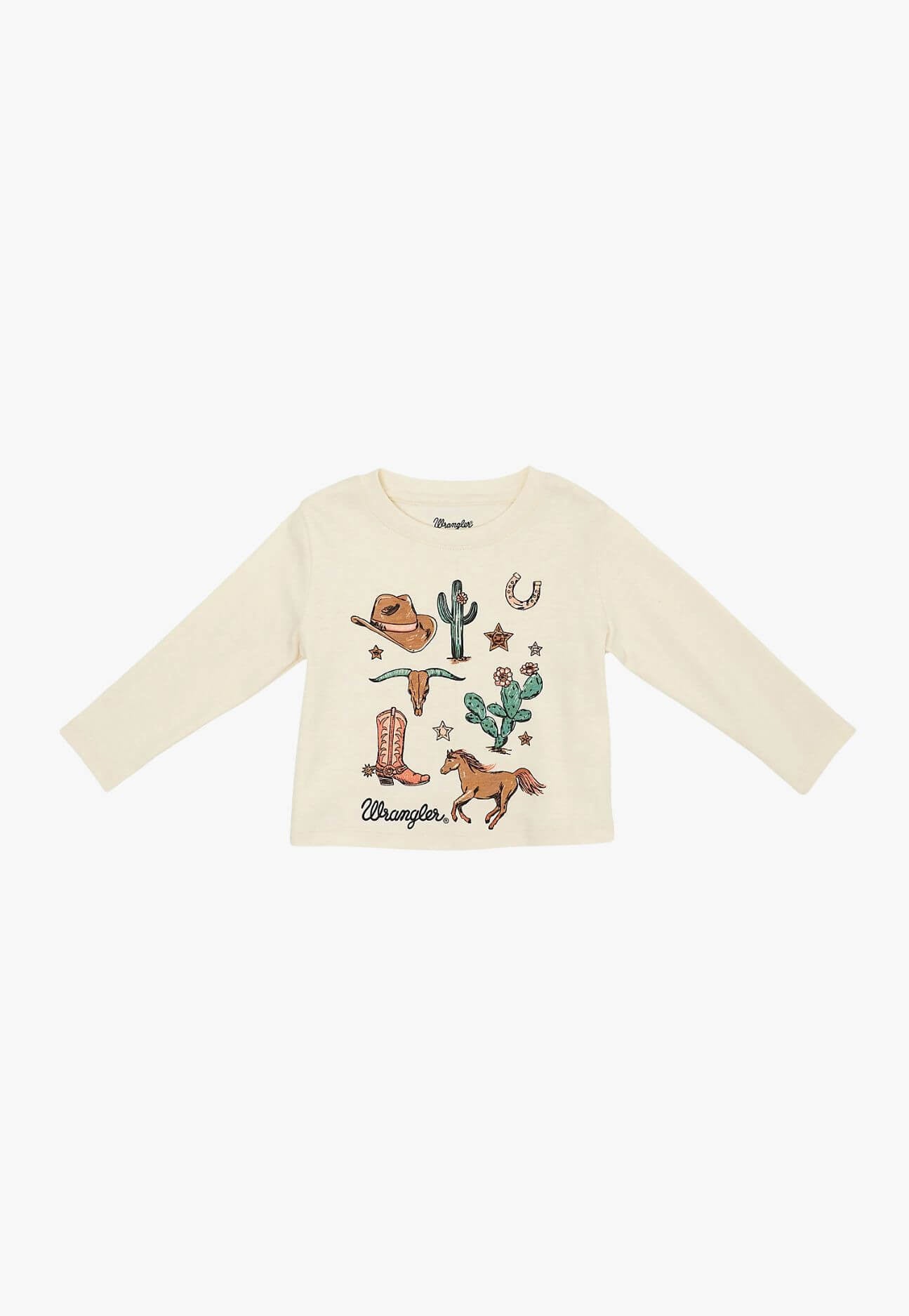 Wrangler Baby Girls Long Sleeve T-Shirt