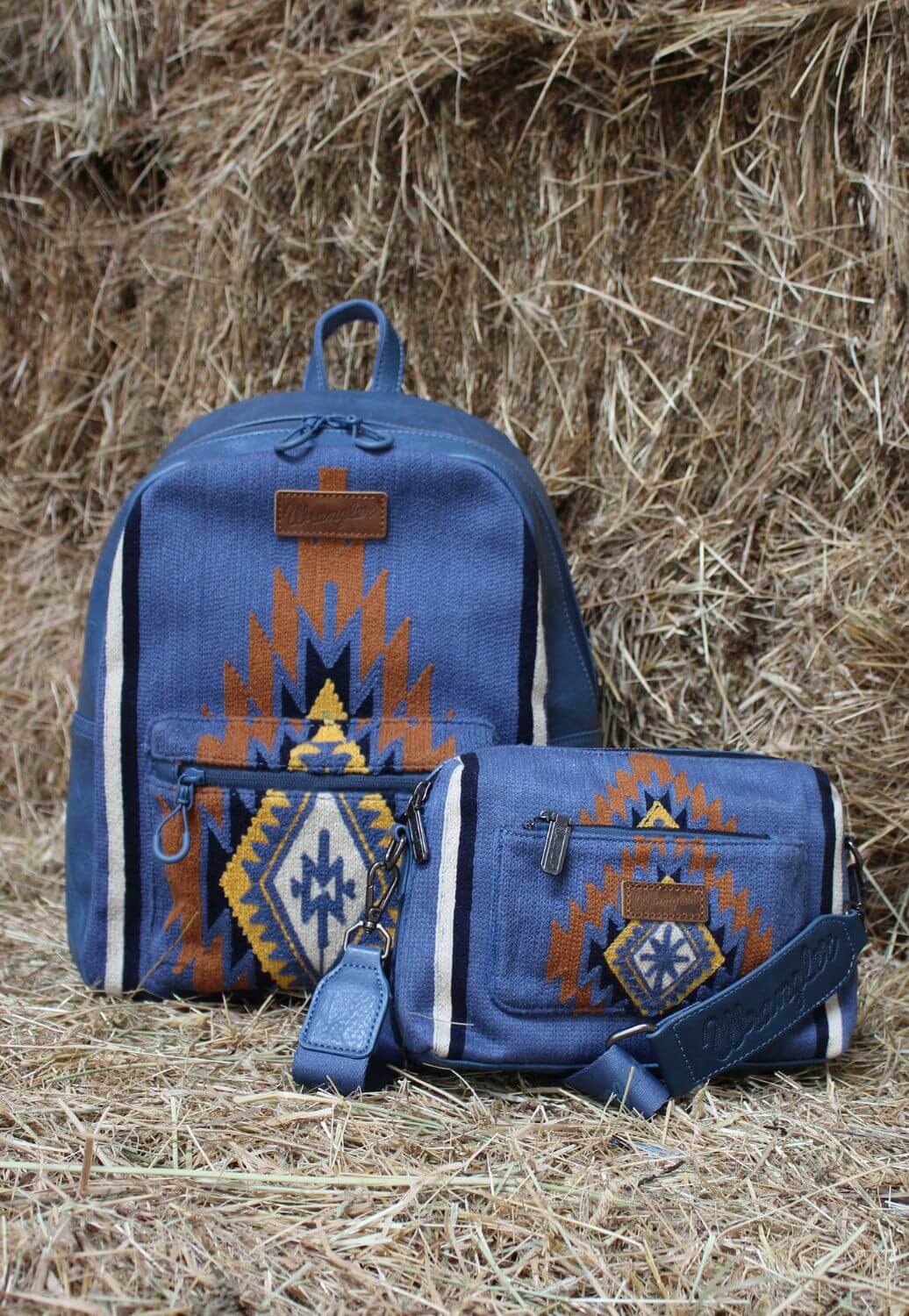 aztec leather backpack Wrangler Maya Aztec Backpack- W. Titley & Co