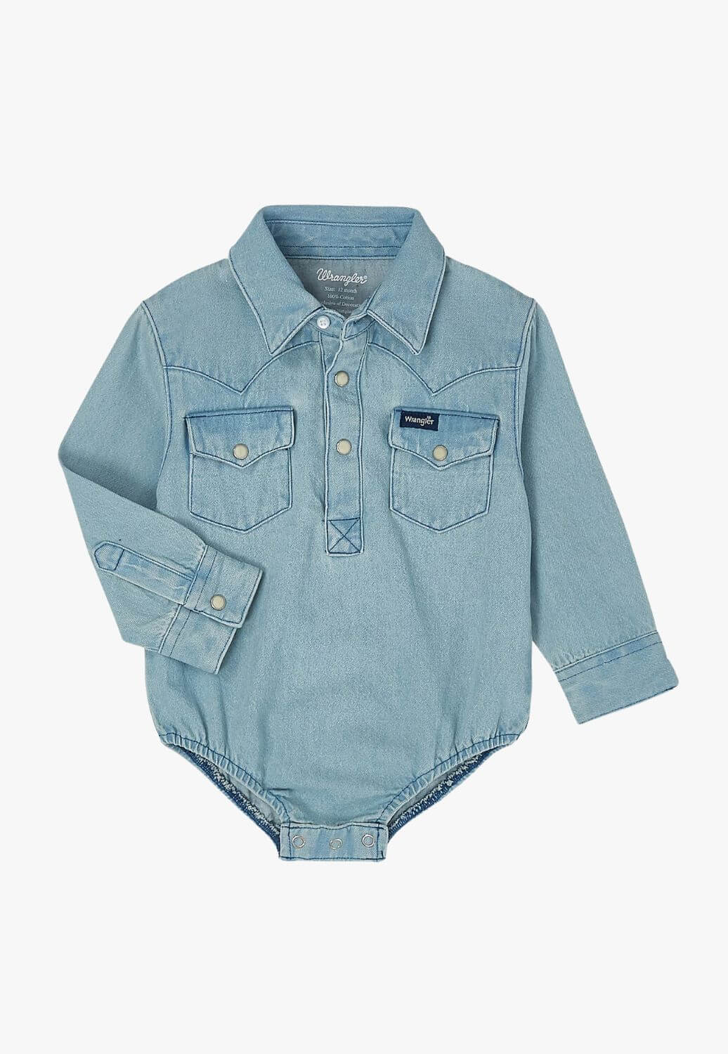 Wrangler Baby Western Long Sleeve Body Suit