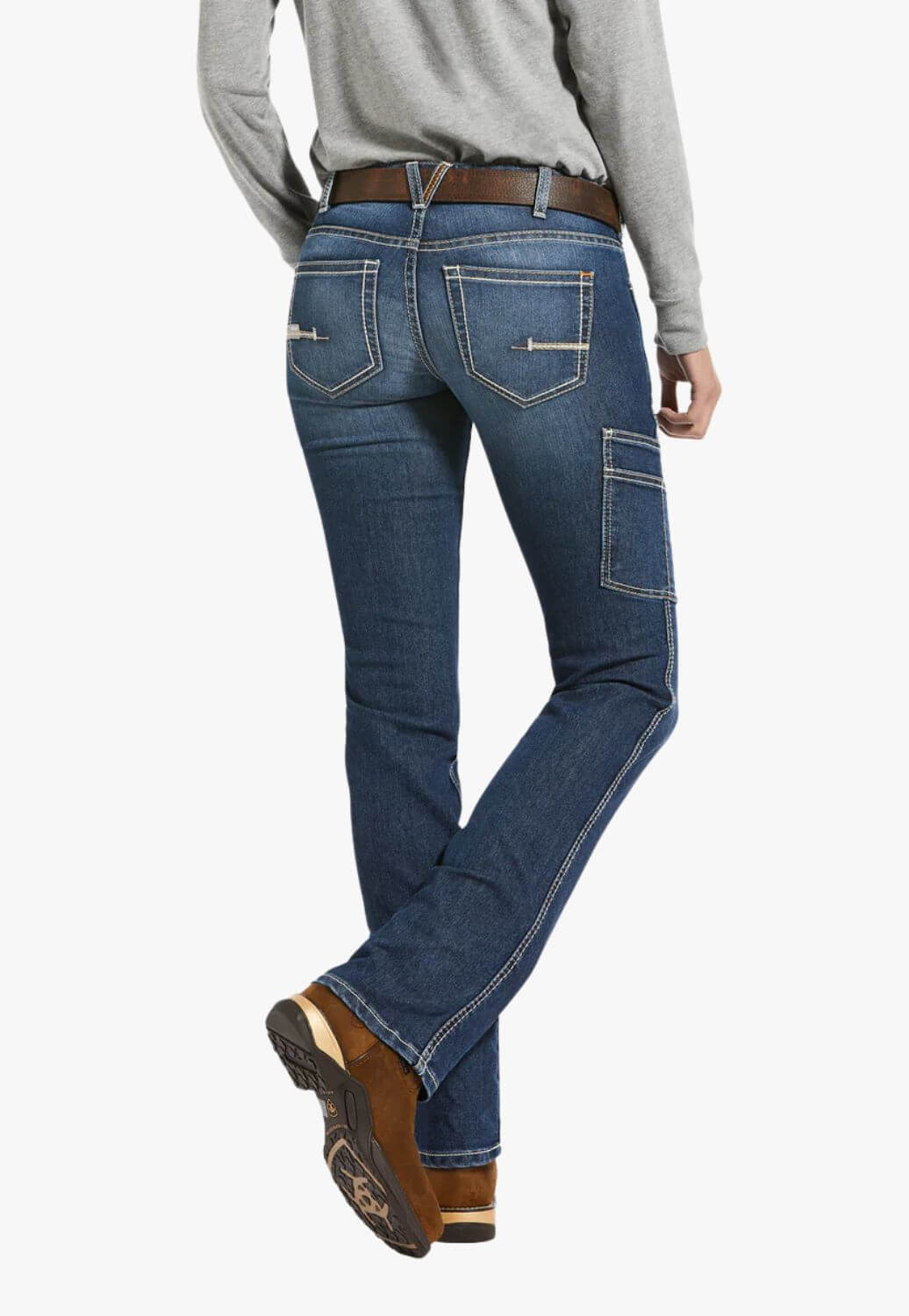 Ariat Womens Rebar Riveter Mid Rise Straight Jean