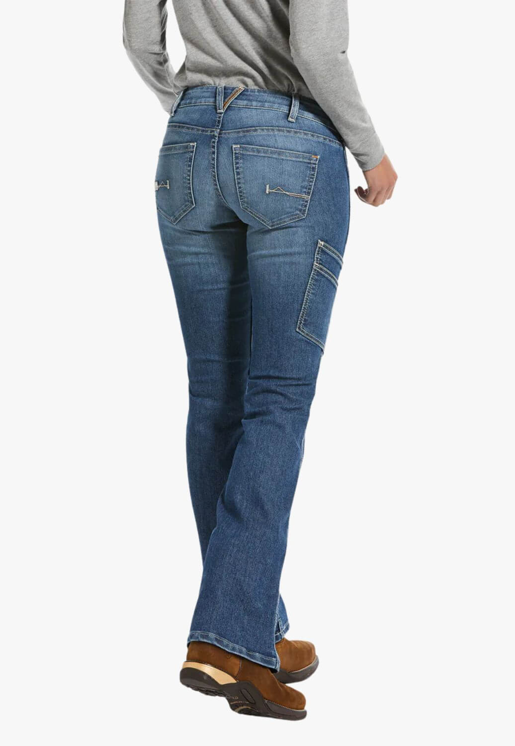 Ariat Womens Rebar DuraStretch Raven Boot Cut Jean