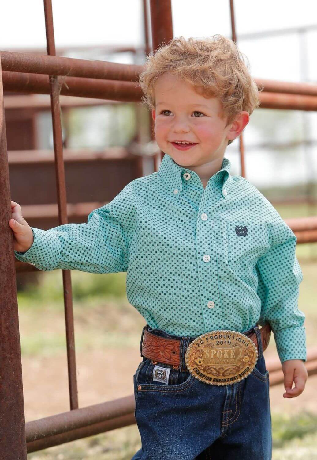 Cinch Toddler Boys Long Sleeve Shirt