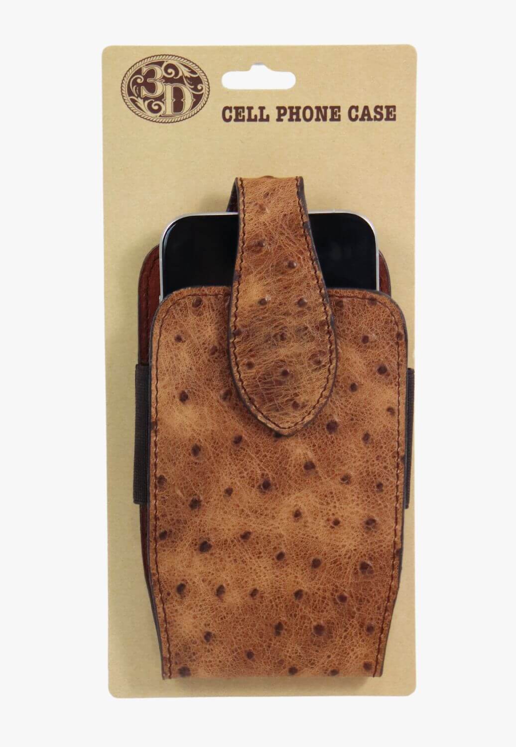 3D Ostrich Print Phone Holder