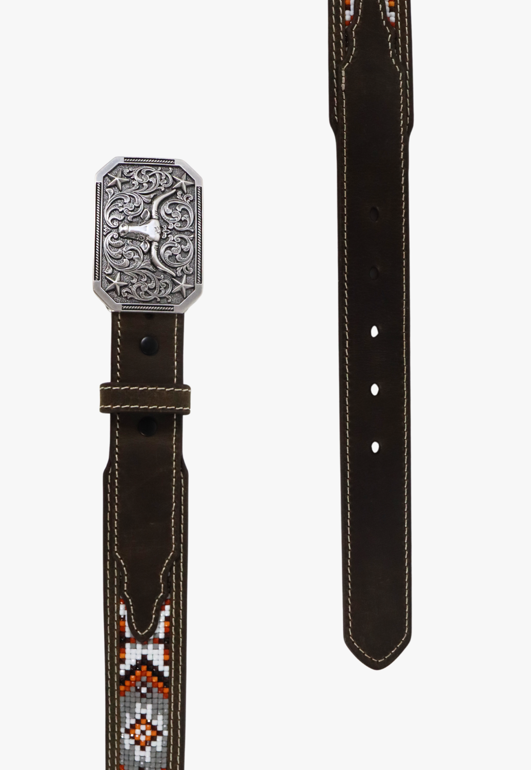 3D Boys Laced Beaded Inlay Belt