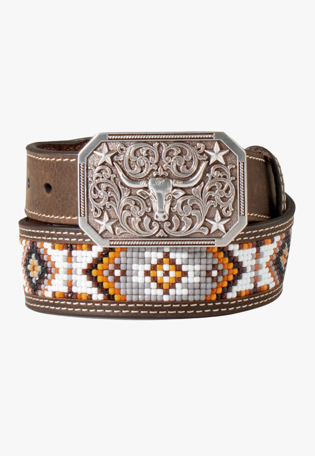 3D Boys Laced Beaded Inlay Belt
