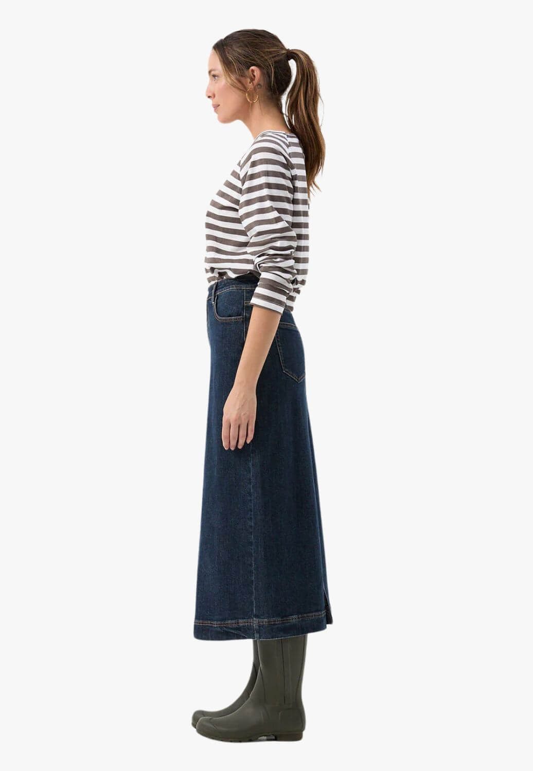 Goondiwindi Denim Maxi Skirt