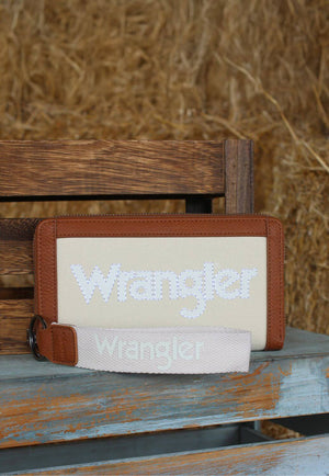 Wrangler Canvas Iconic Logo Wallet