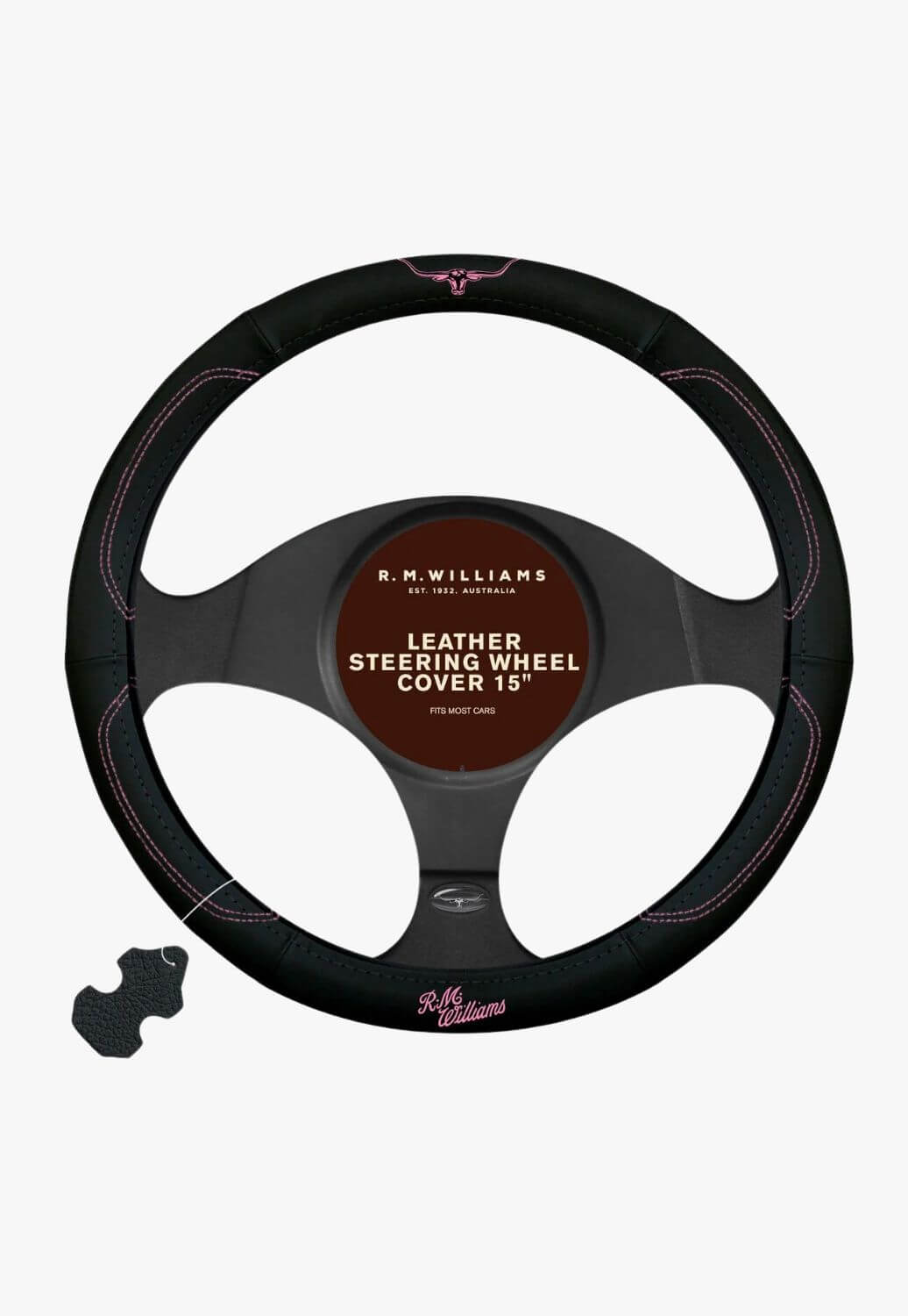 R.M. Williams Leather Steering Cover