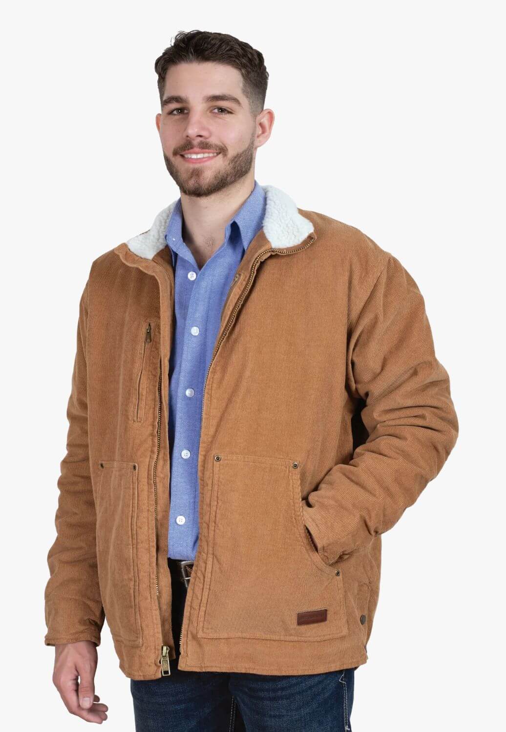 Just Country Mens Diamantina Sherpa Corduroy Jacket