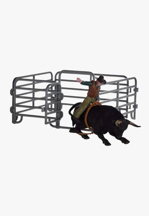 M and F Western Bull Rider Play Set - Brown Chaps