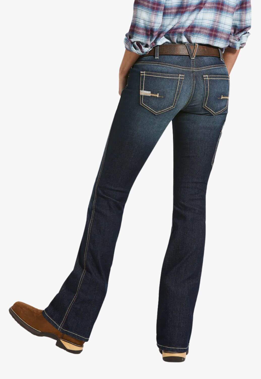 Ariat Womens Rebar DuraStretch Rivitier Boot Cut Jean