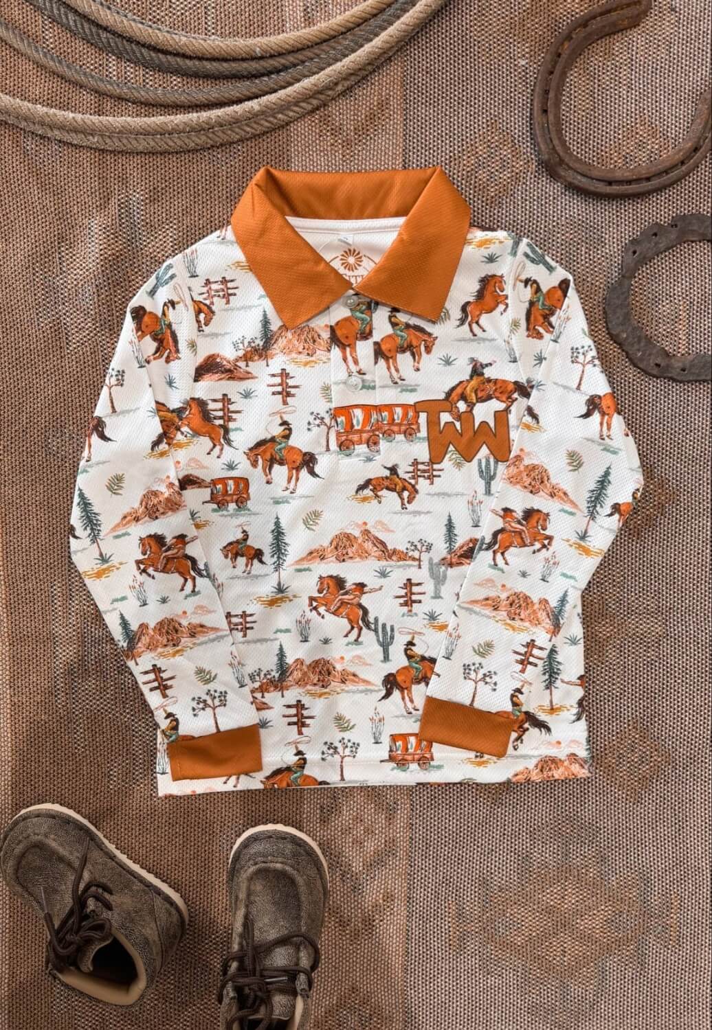 WTCo Boys Fishing Shirt