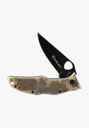 Ariat Folding Plain Blade Knife 2.5IN Blade