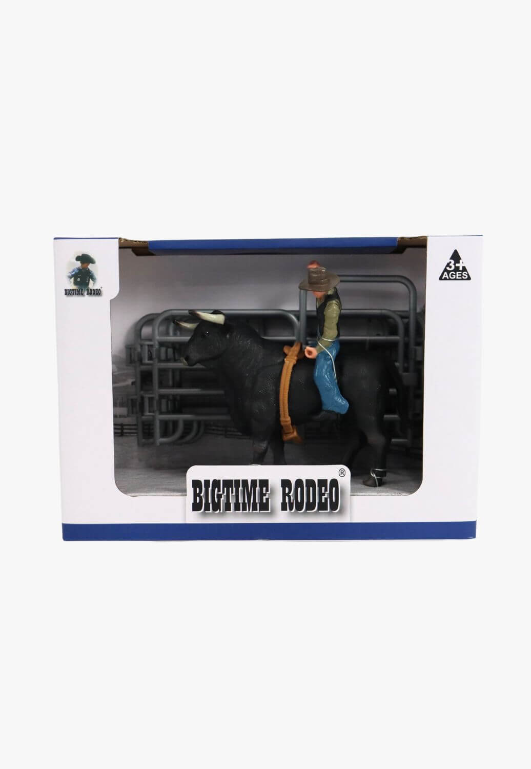 M and F Western Bull Rider Play Set - Blue Chaps