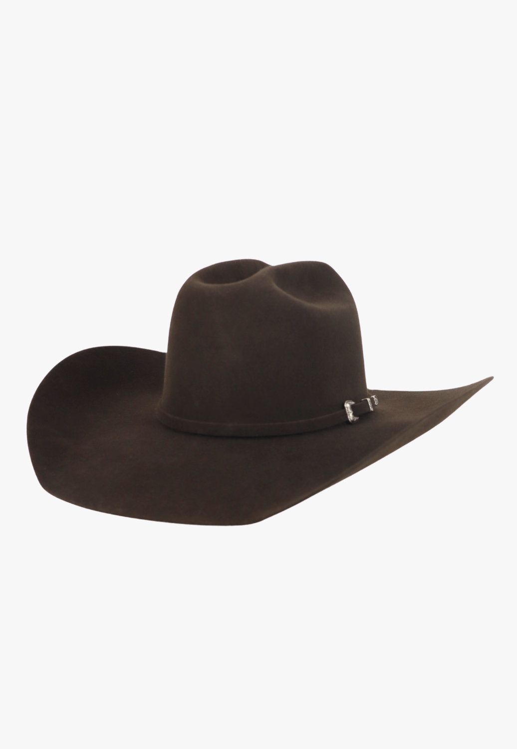 American Hat 10X Chocolate RC Crown Hat Self Band