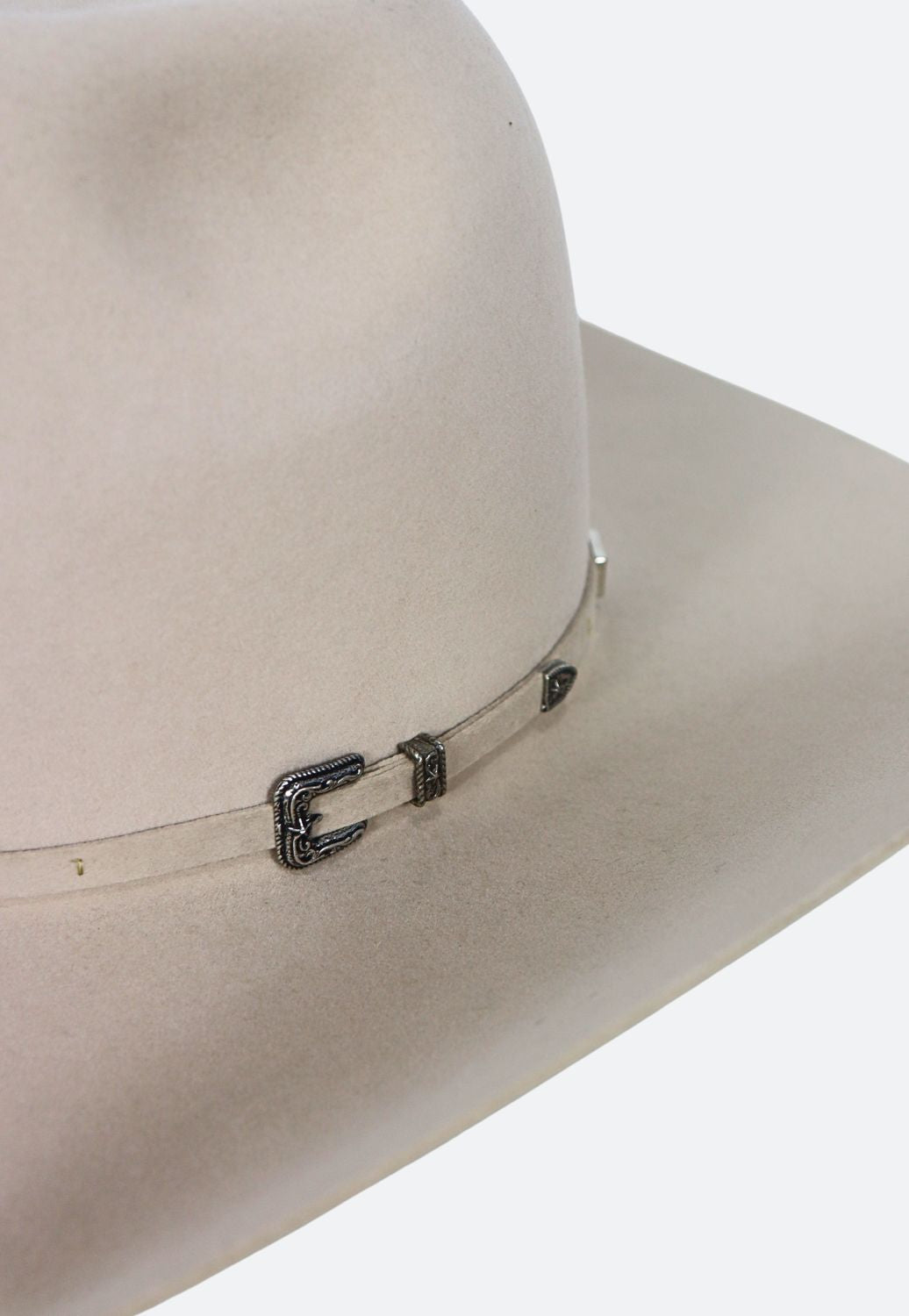American Hat 10X Silver Belly CHL Crown Hat Self Band