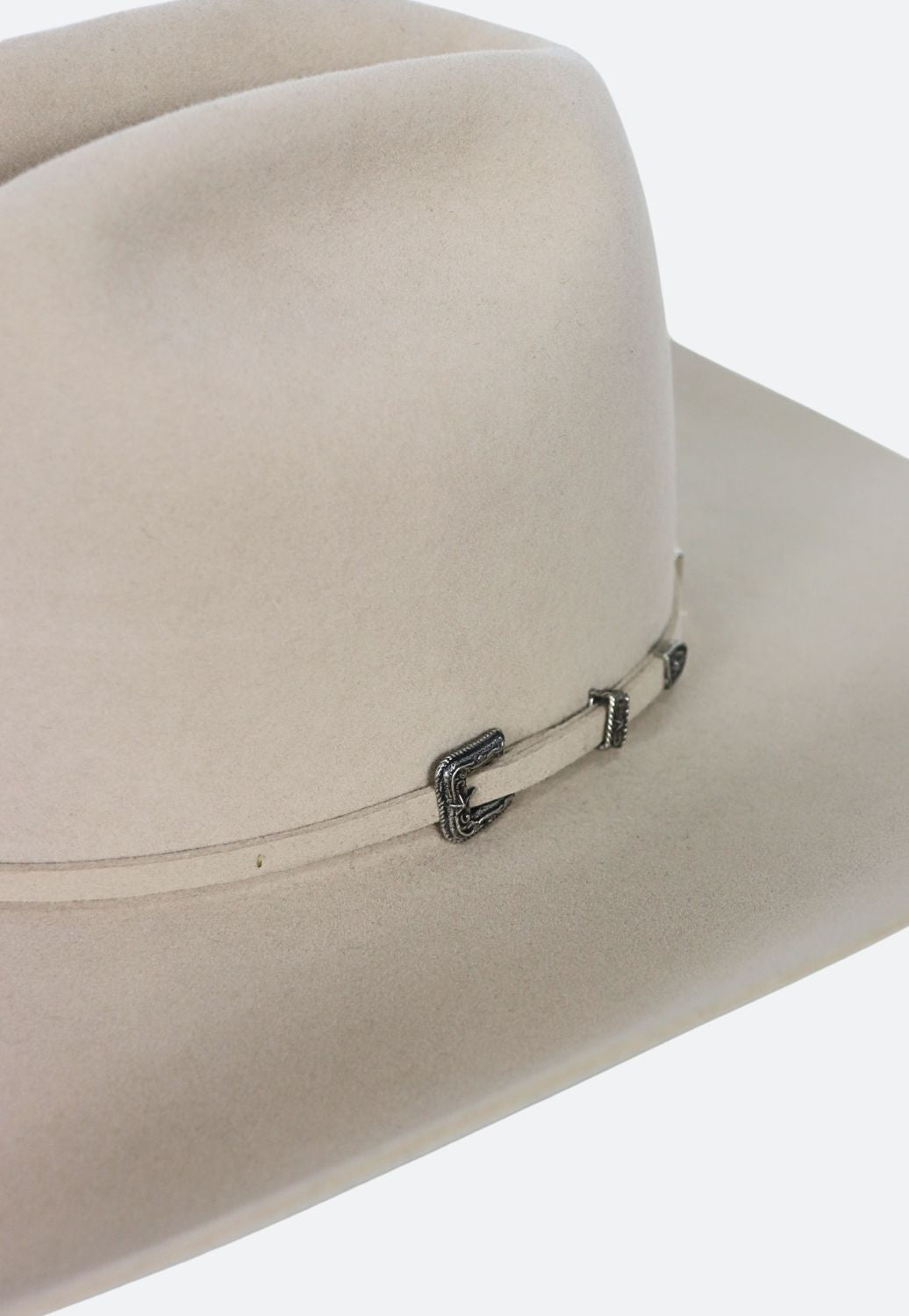American Hat 10X Silver Belly RC Crown Hat Self Band
