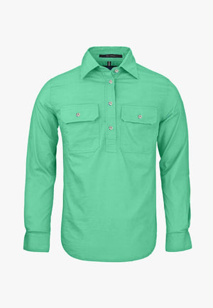 Pilbara Womens Closed Front Long Sleeve Work Shirt RM300CF