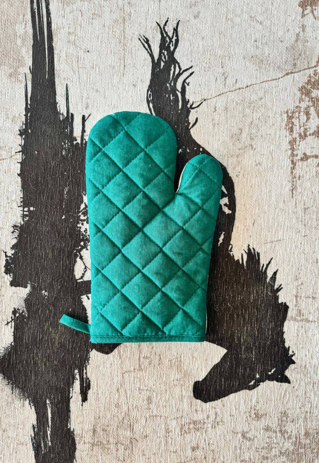 Skull/Cactus Oven Mitt