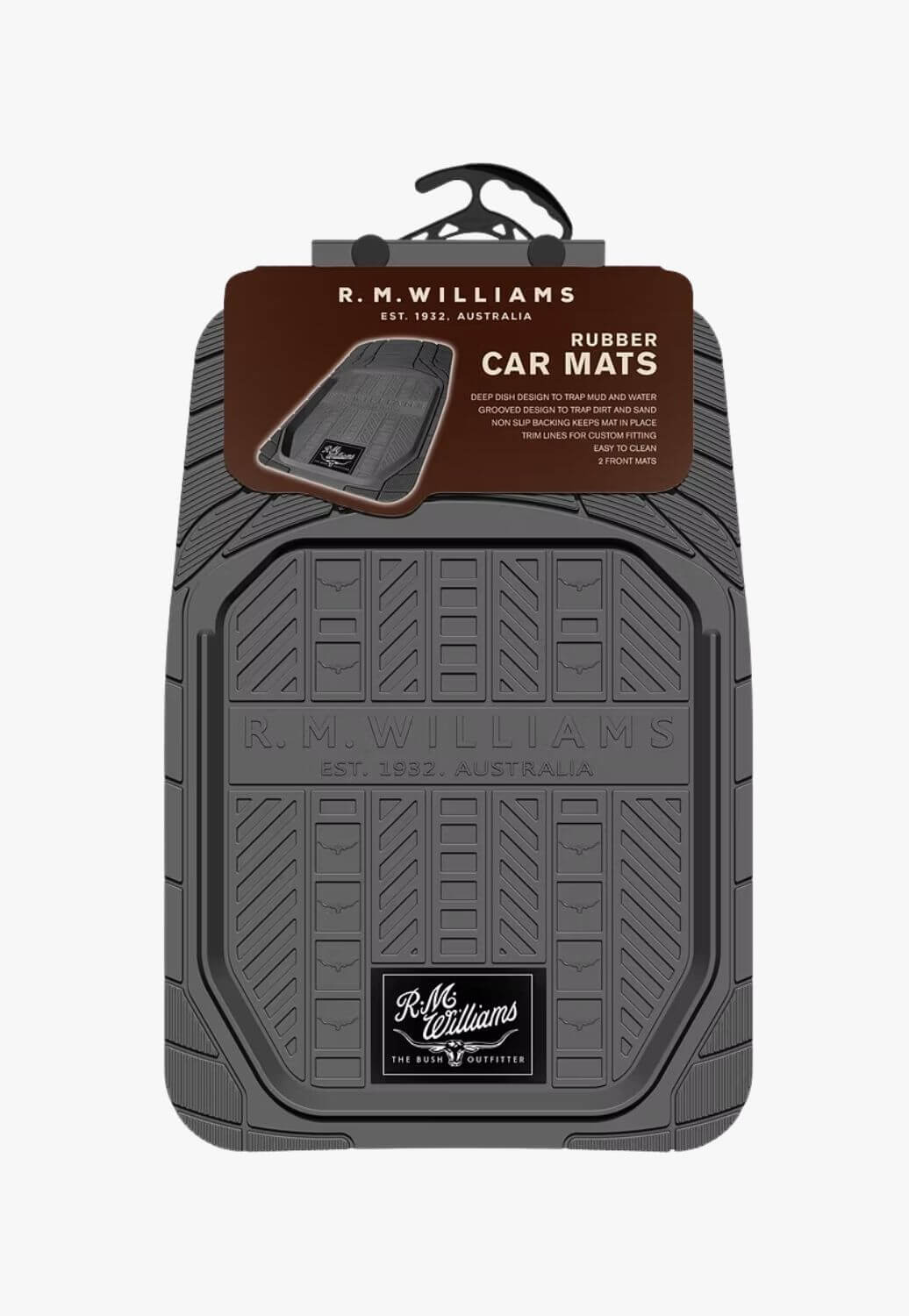 RM Williams Deep Dish Rubber Car Mats