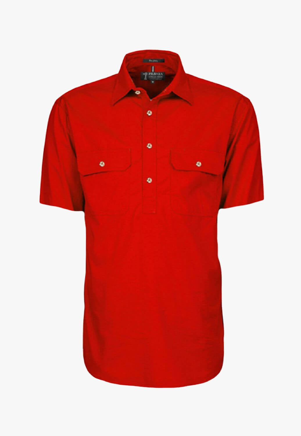 Pilbara Mens Closed Front Short Sleeve Work Shirt RM200CFS