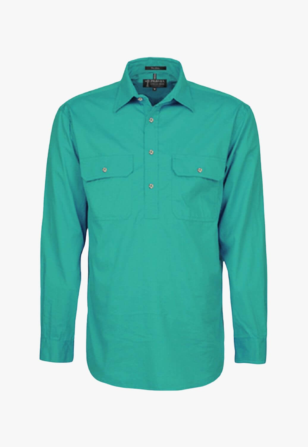 Pilbara Mens Closed Front Long Sleeve Work Shirt RM200CF