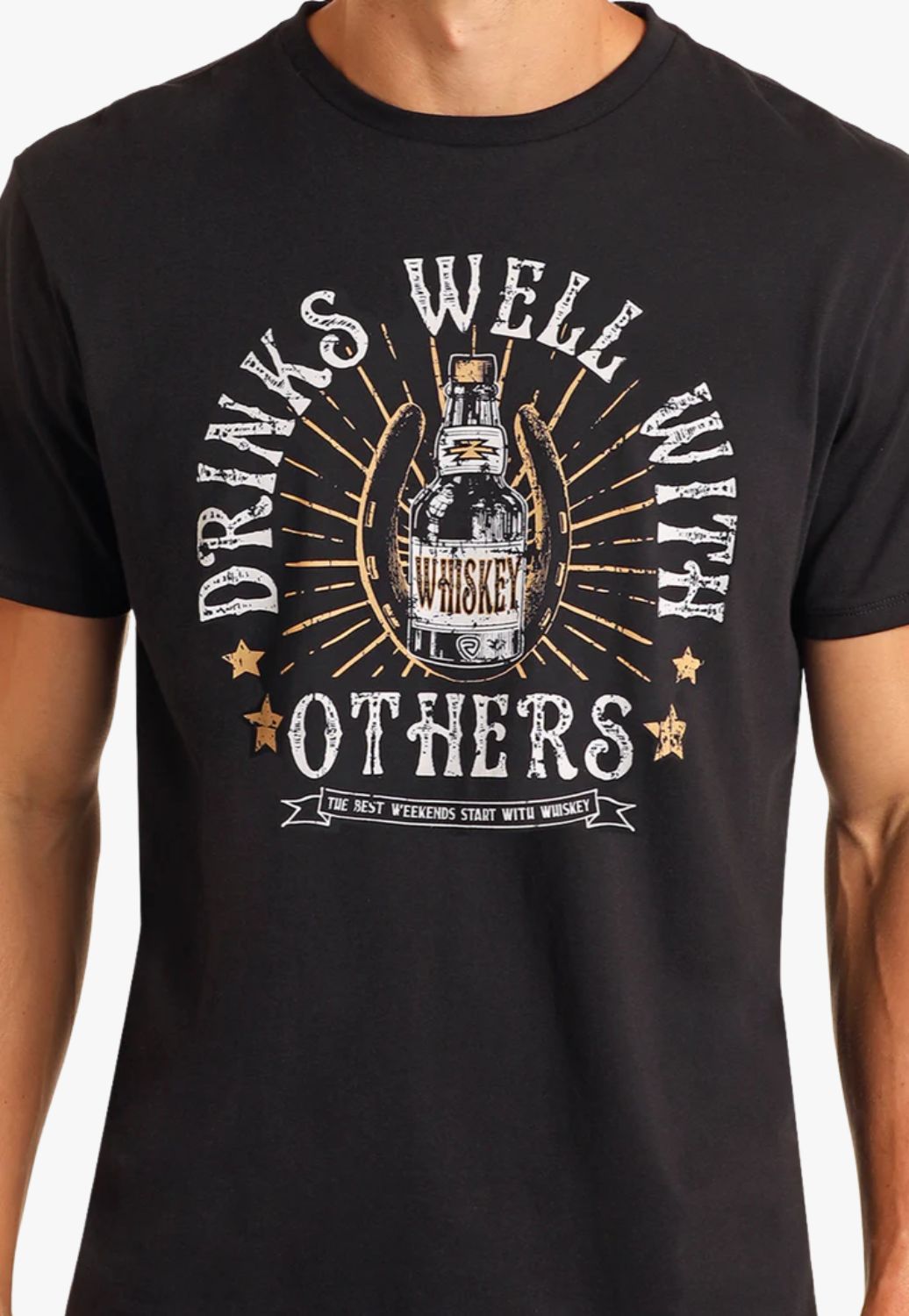 Rock and Roll Unisex Whiskey Weekend Graphic T-Shirt