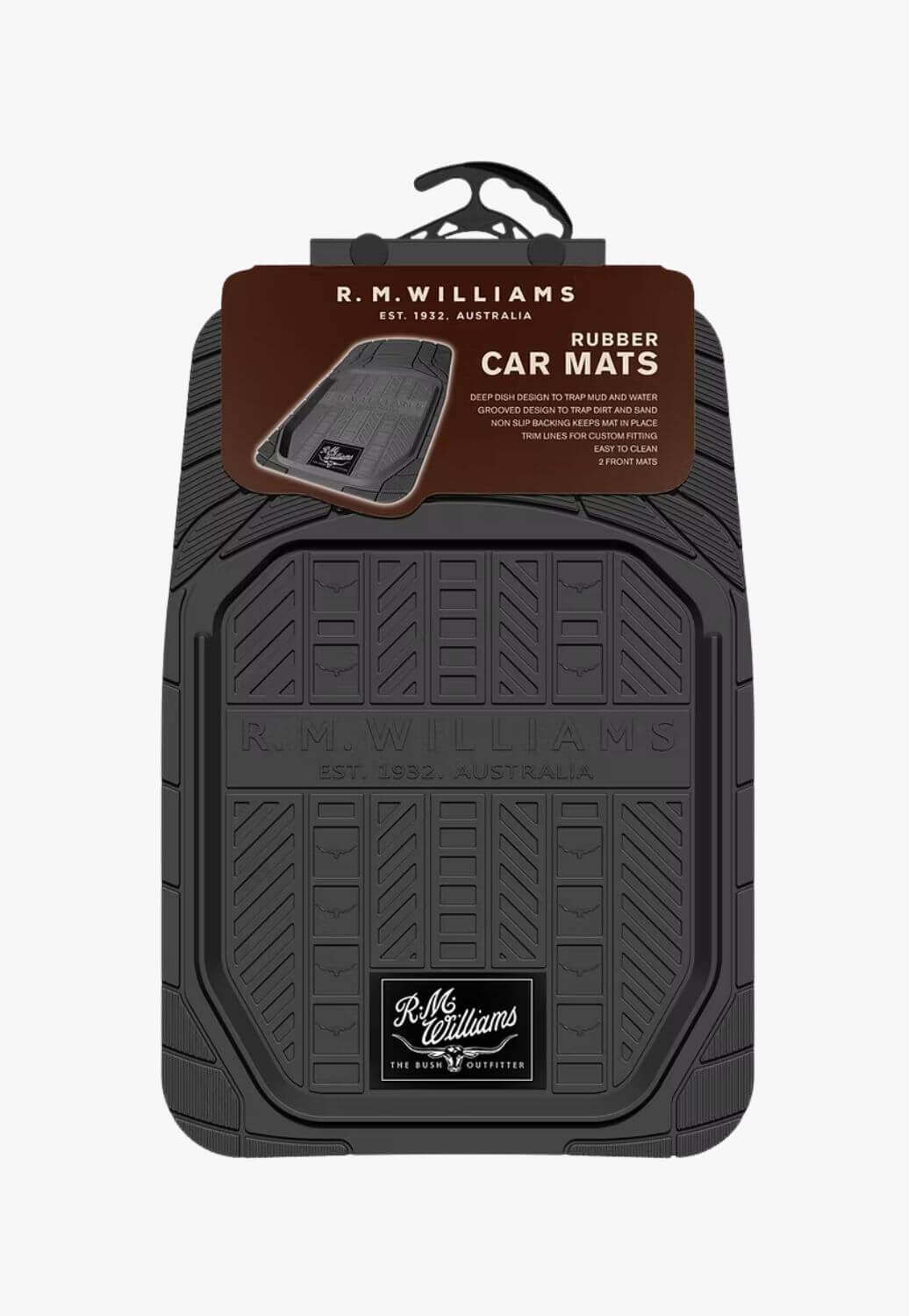 RM Williams Deep Dish Rubber Car Mats