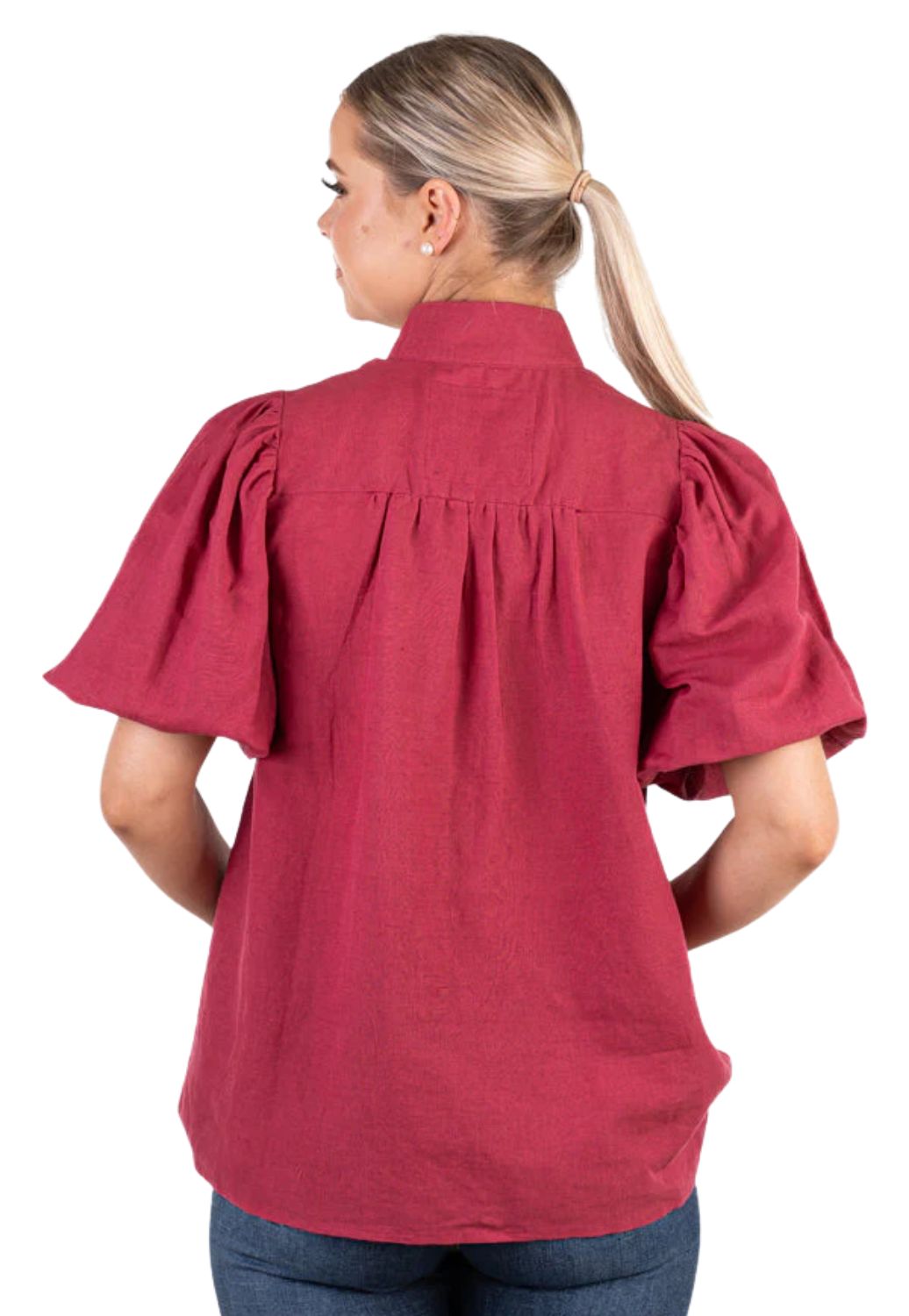 Hitchley & Harrow Womens Linen Blouse