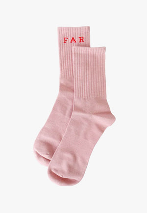 Whitney Spicer Pink Boot Socks