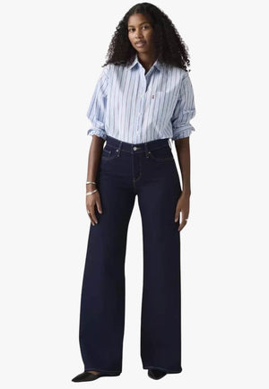 Levis Womens 318 Shaping Wide Leg Jean