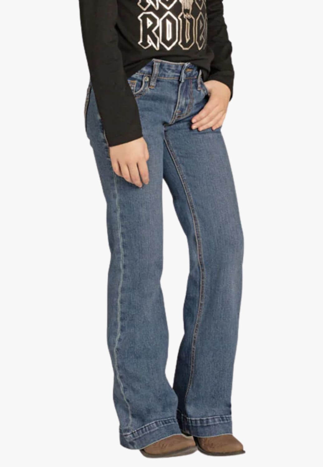 Rock &amp; Roll Girls Stretch Trouser Jean
