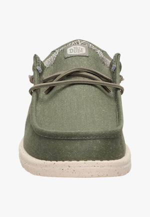 Hey Dude Mens Wally Stretch Canvas Shoe