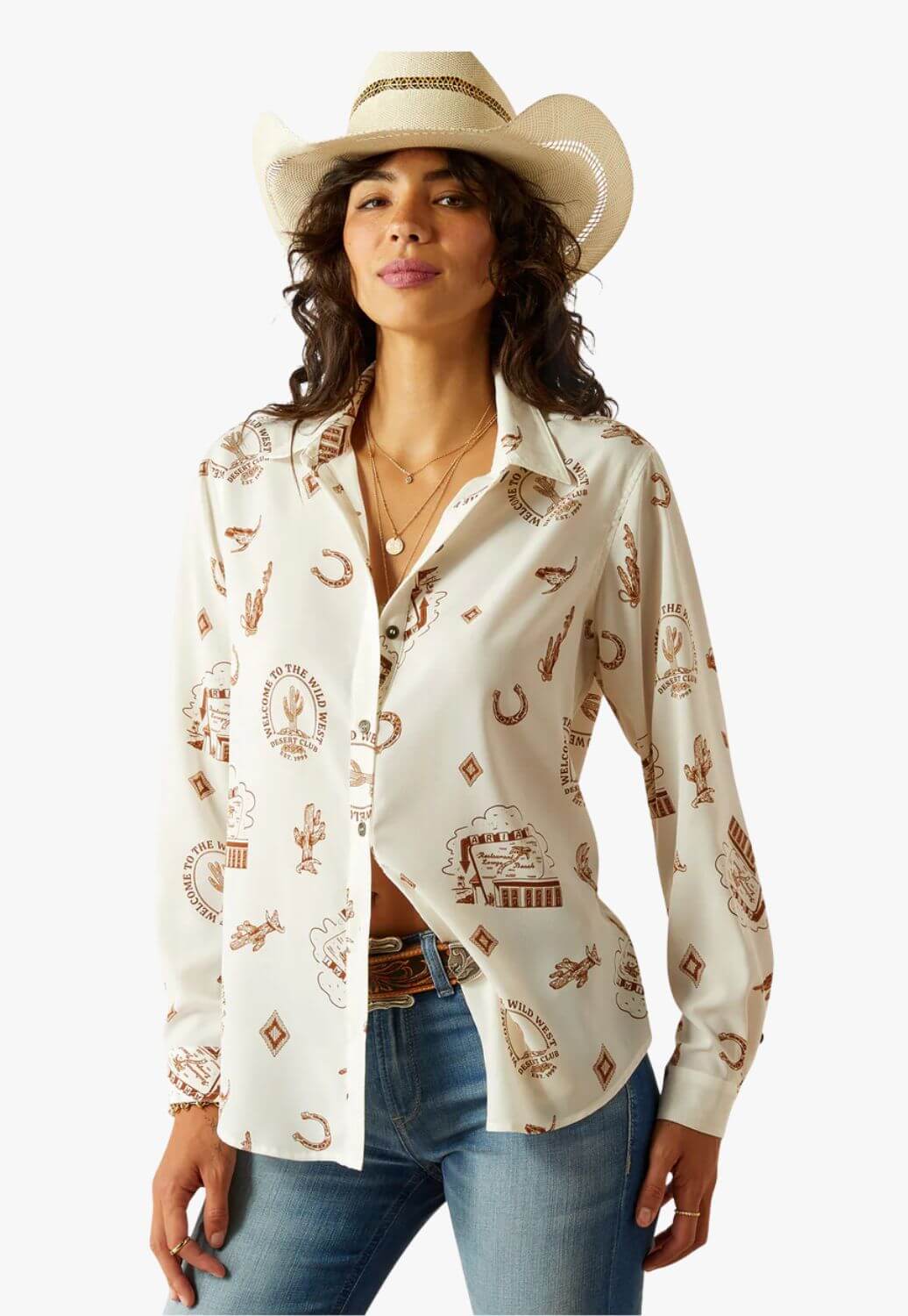 Ariat Womens Homestyle Long Sleeve Shirt