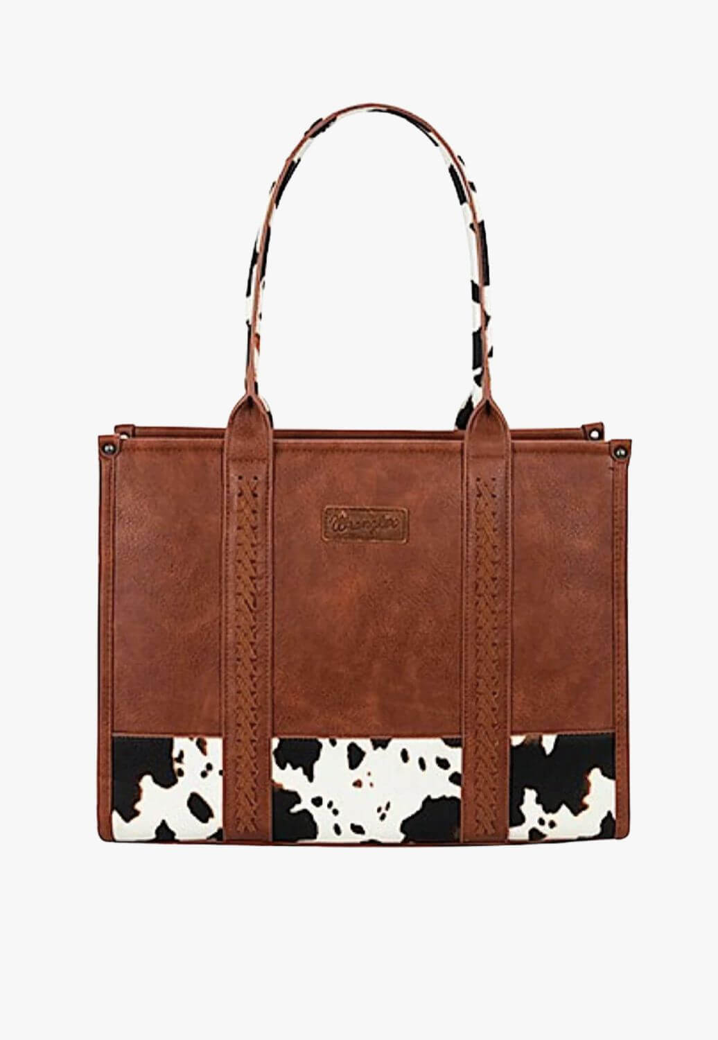 Wrangler Cow Print Tote Bag
