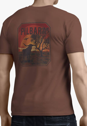 Pilbara Mens Pilbara Sunset T-Shirt
