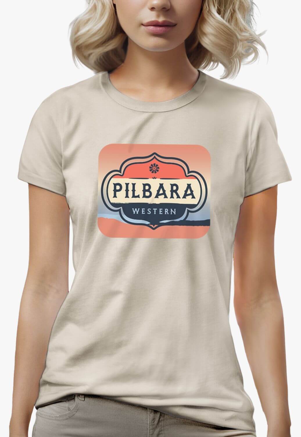 Pilbara Womens Peaches And Cream T-Shirt